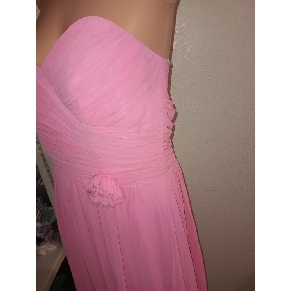 After Six Pink Strapless Sweetheart Gown Size 8 W011 - Picture 7 of 12